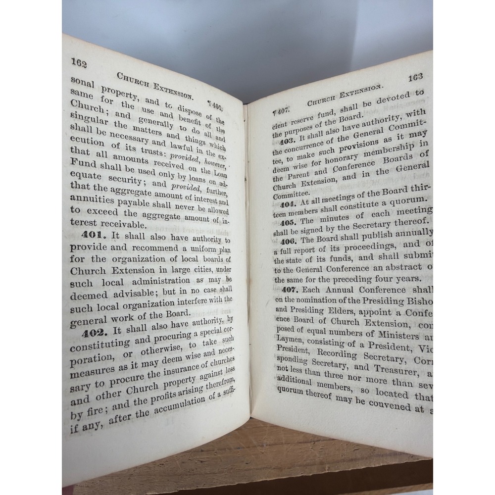 1872 Doctrines and Discipline of the Methodist Episcopal Church Antique Book - Picture 8 of 8